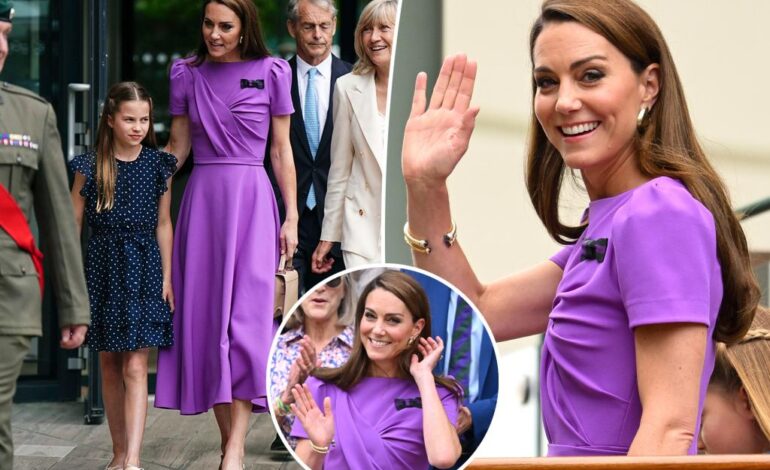 Kate Middleton niespodziewanie pojawiła się na Wimbledonie z córką, księżniczką Charlotte