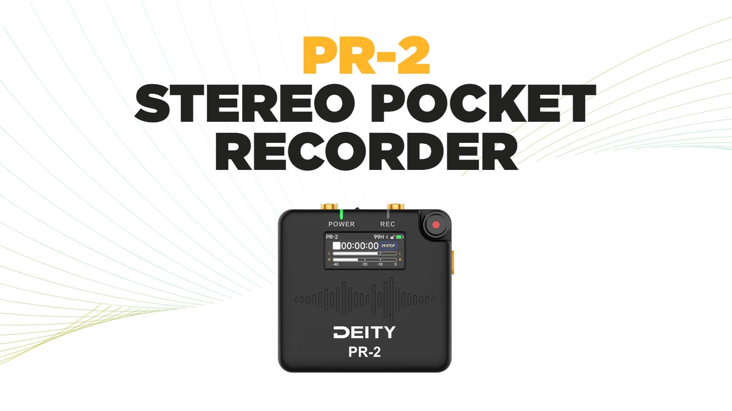 Deity PR-2 32-bitowy rejestrator kieszonkowy stereo z kodem czasowym