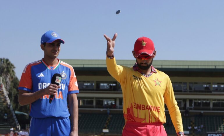 Indie kontra Zimbabwe Wynik na żywo 4. T20I: Shubman Gill wybiera rzucanie jako pierwszy; Tushar Deshpande debiutuje w IND