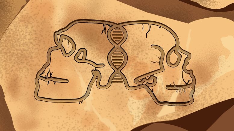 Intymna historia neandertalczyków i współczesnych ludzi Ilustracja