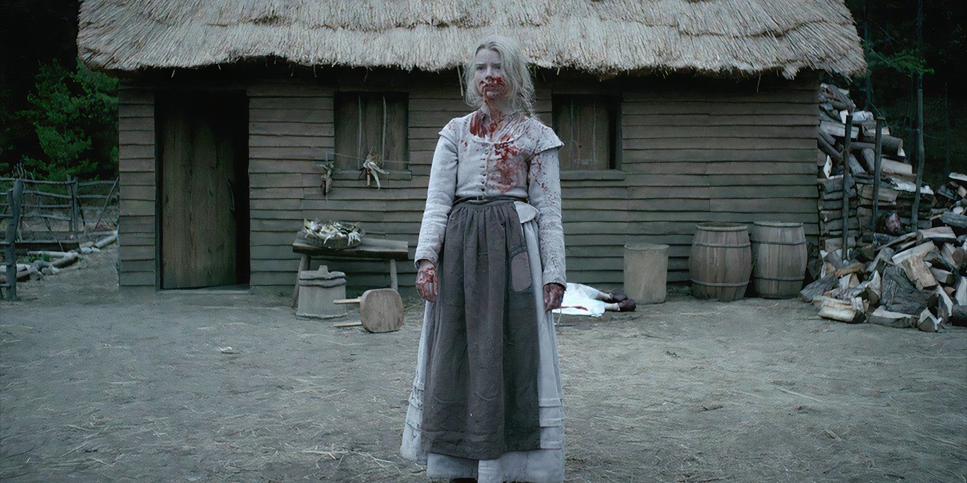 Anya Taylor Joy cała we krwi w filmie Czarownica