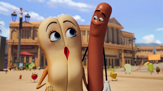 Seth Rogen i Kristen Wiig w filmie „Sausage Party: Foodtopia”