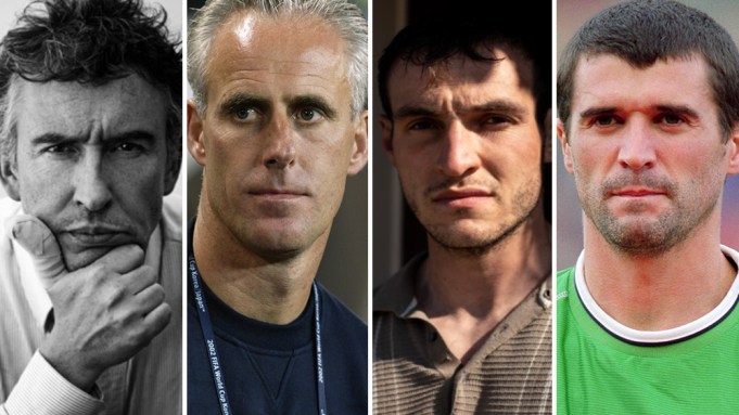 Steve Coogan, Mick McCarthy, Éanna Hardwicke, Roy Keane