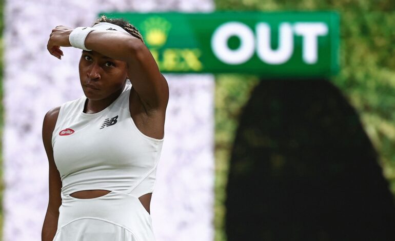 Wimbledon 2024: 2. rozstawiona Coco Gauff odpadła w dwóch setach z Emmą Navarro | Wiadomości tenisowe