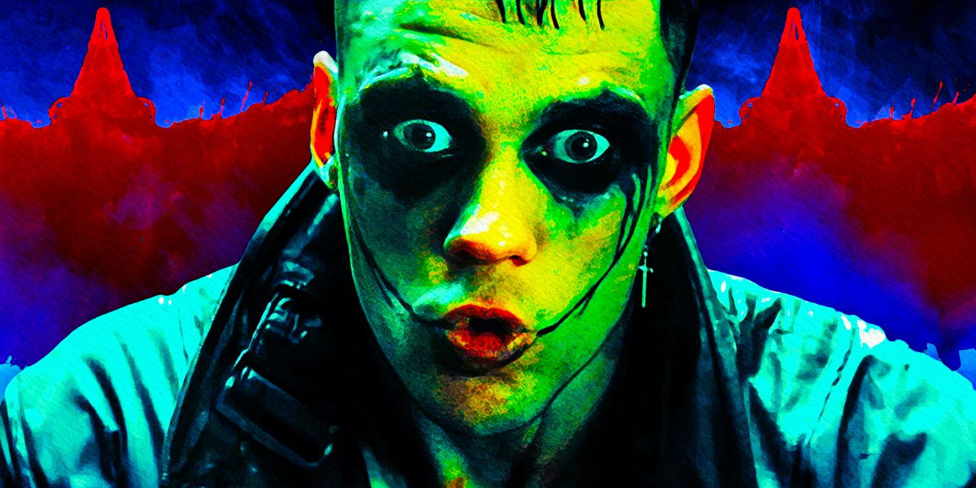 Bill Skarsgård jako Eric Draven w remake’u The Crow z 2024 r.