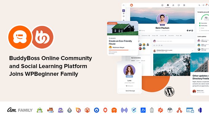 BuddyBoss dołącza do rodziny produktów WPBeginner