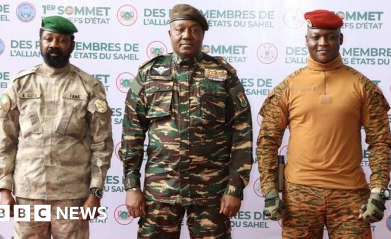 Przywódcy junty w Nigrze, Mali i Burkina Faso „odwracają się” od bloku Afryki Zachodniej Ecowas