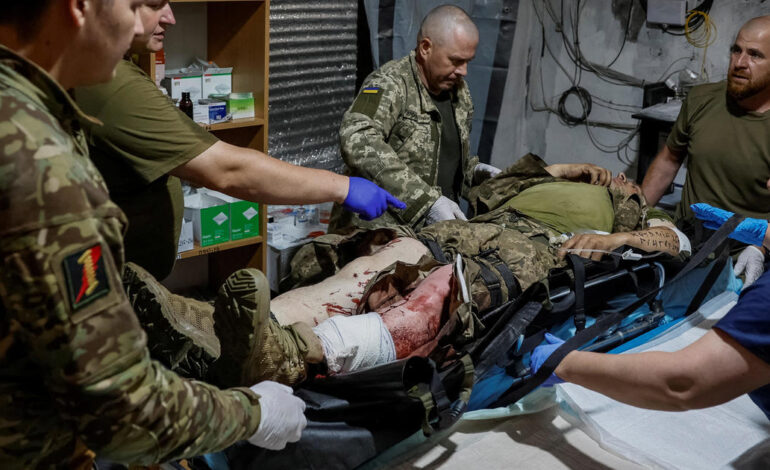 Rosja twierdzi, że siły zbrojne przejęły część kluczowego ukraińskiego miasta Czasiw Jar, podczas gdy trwają śmiercionośne naloty