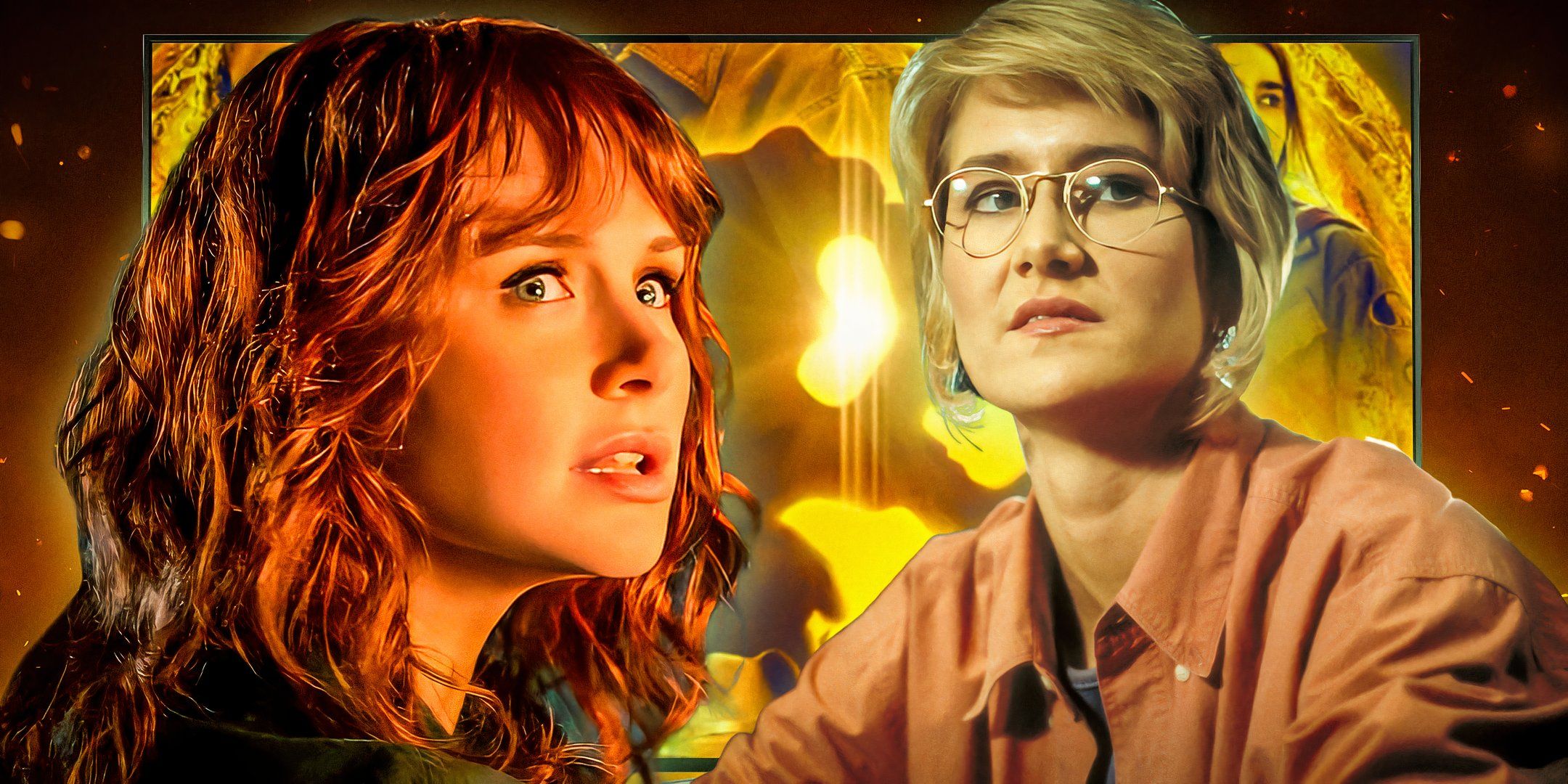 Laura Dern i Bryce Dallas Howard w serii Jurassic Park