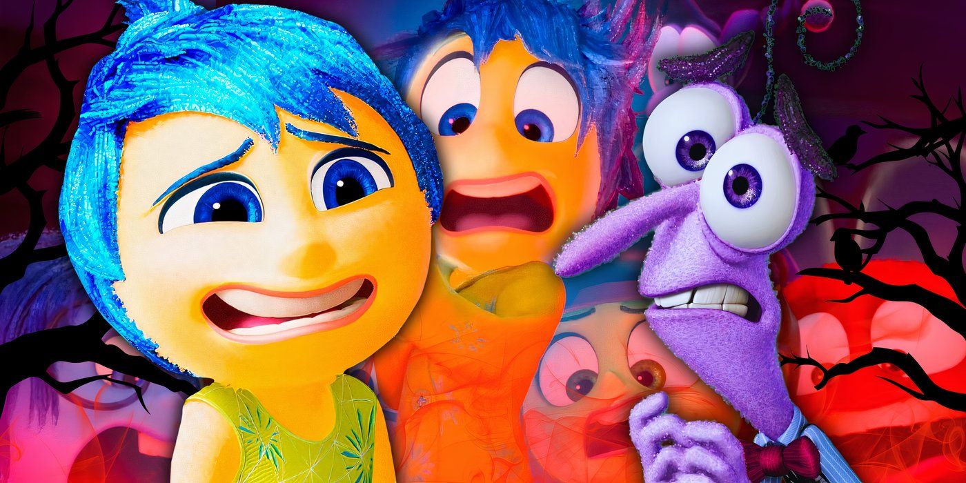 Radość i Strach wyglądają na zaniepokojonych w Inside Out 2