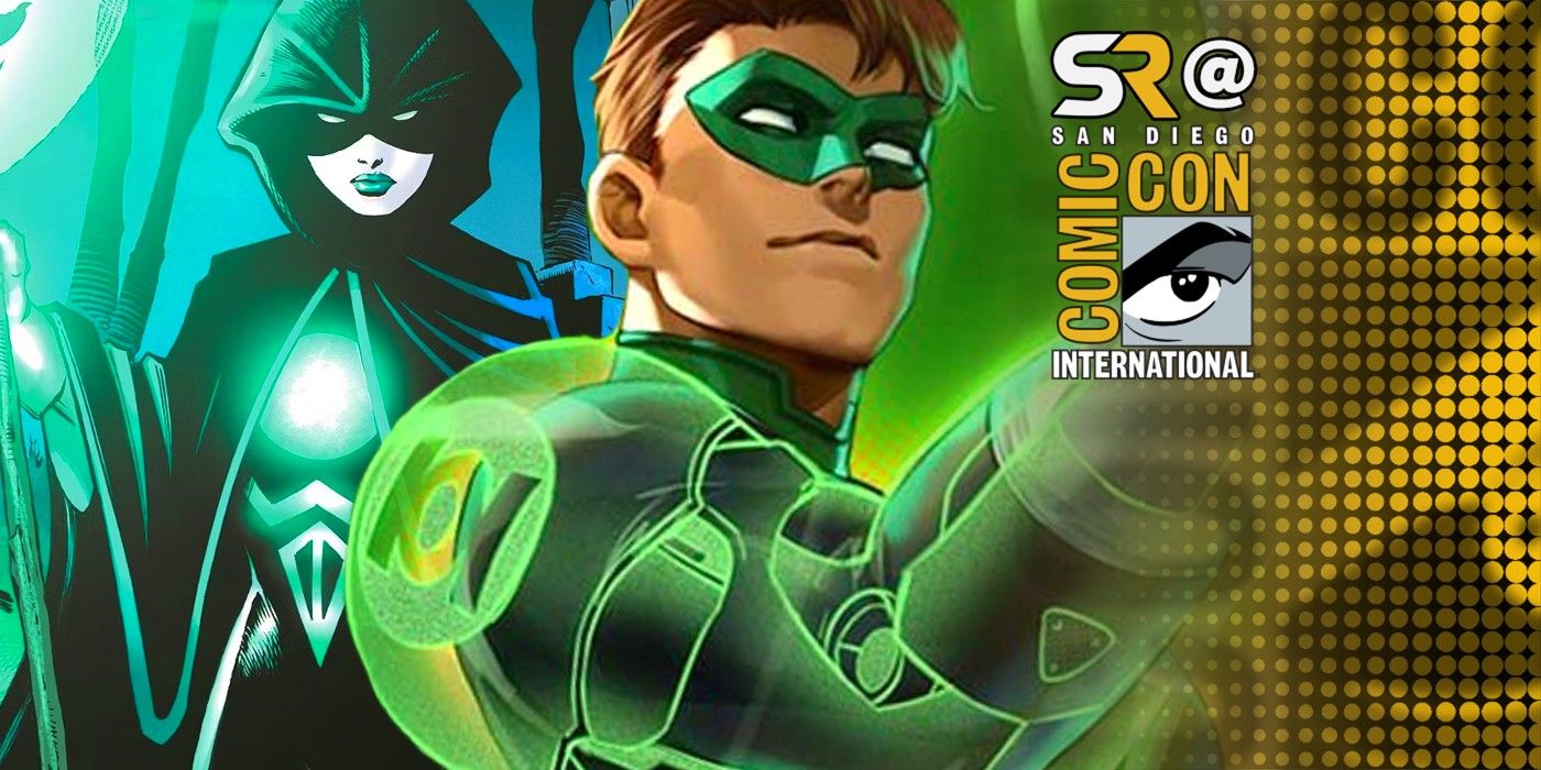 zielona latarnia hal jordan i zielona latarnia ciemna z nakładką sdcc