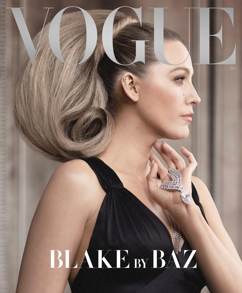 Blake Lively nosi naszyjnik Elizabeth Taylors na okładce Vogue