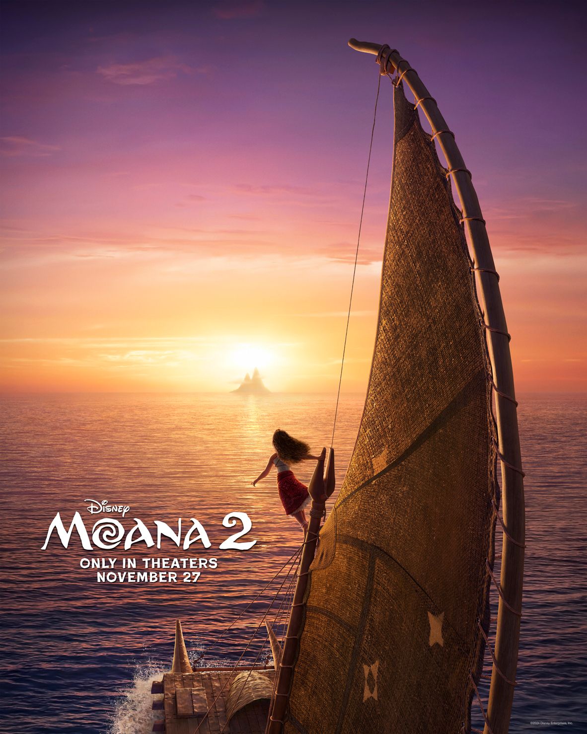 Plakat promujący film Moana 2