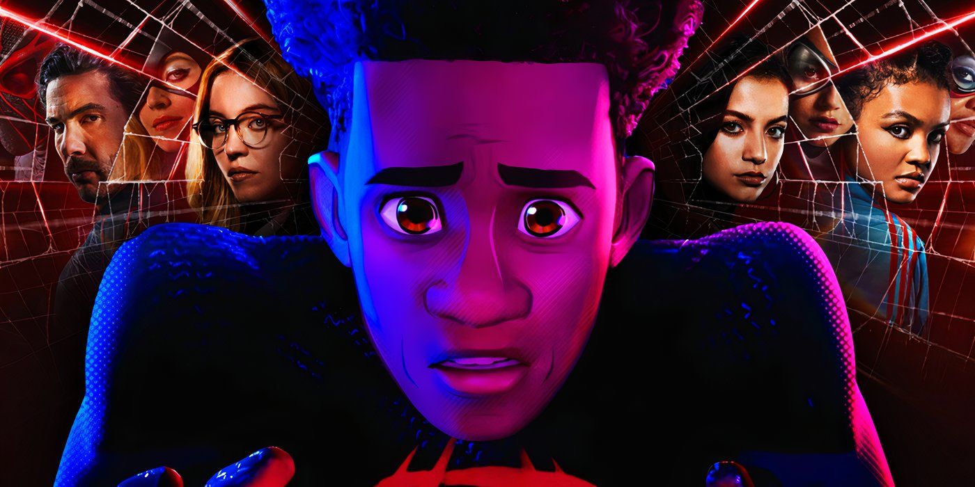 Miles Morales w filmie Spider-Man: Across the Spider-Verse z obsadą Madame Web