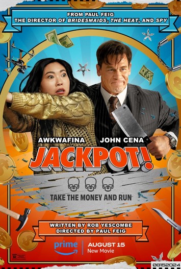 W komedii akcji „Jackpot!” Awkwafina gra zwyciężczynię...