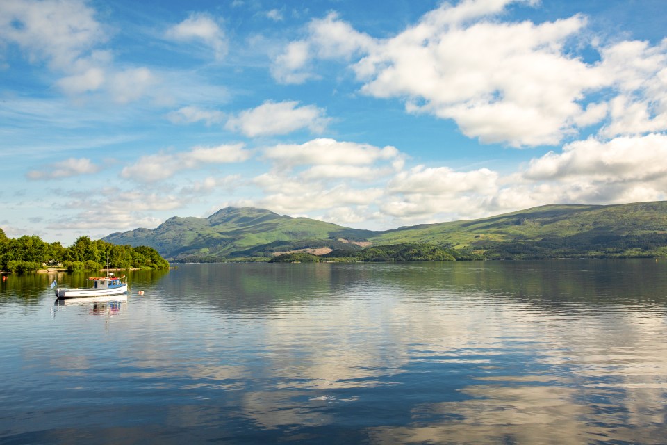 Loch Lomond to jedno z ulubionych miejsc Andy'ego do odwiedzenia