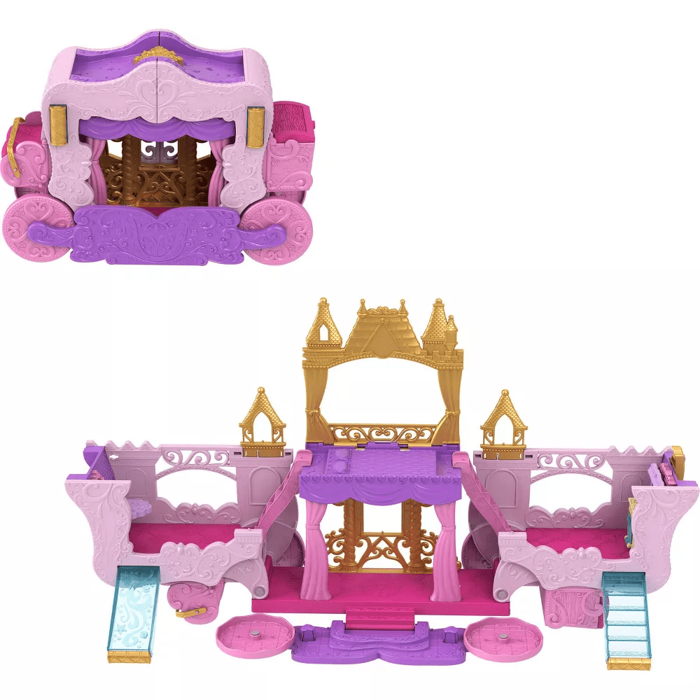 Mattel Disney Princess Carriage to Castle Transforming Playset