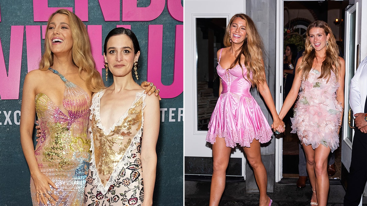 Blake Lively, Jenny Slate i Isabela Ferrer na premierze