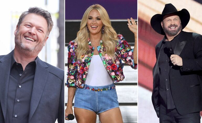 Blake Shelton przyjeżdża do Vegas, dołączając do Carrie Underwood, Garth Brooks zarabia na eksplozji muzyki country