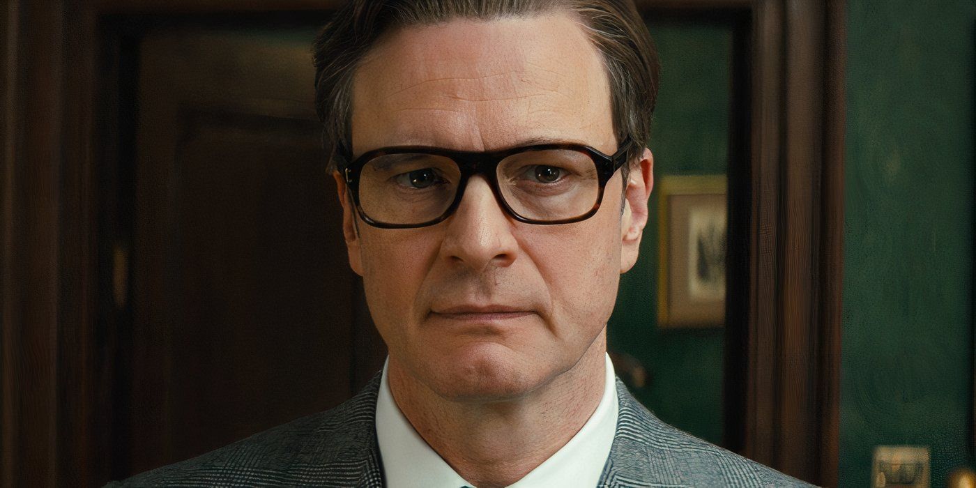 Colin Firth wygląda poważnie w Kingsman