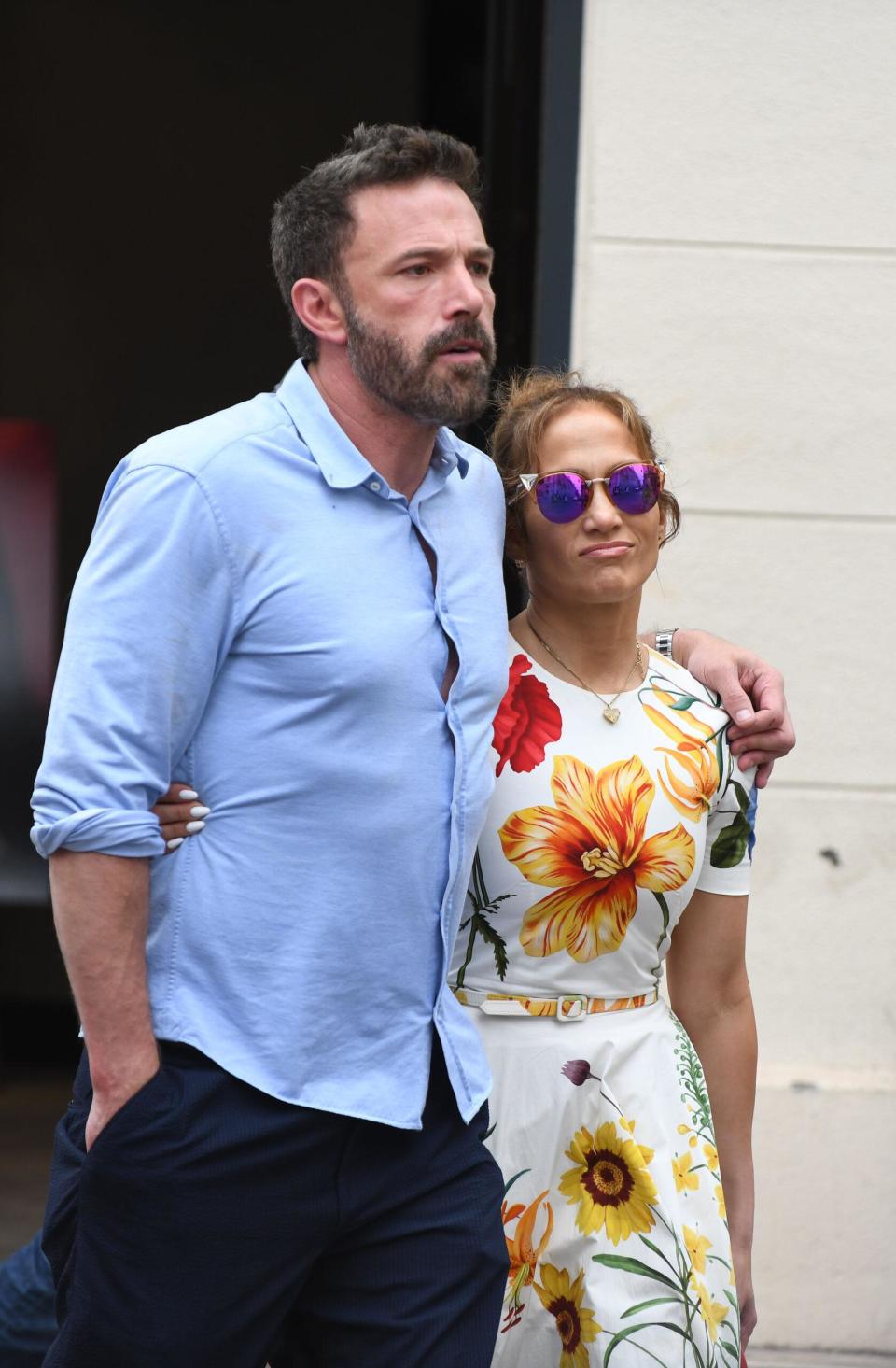 Jennifer Lopez i Ben Affleck są w Paryżu z dziećmi