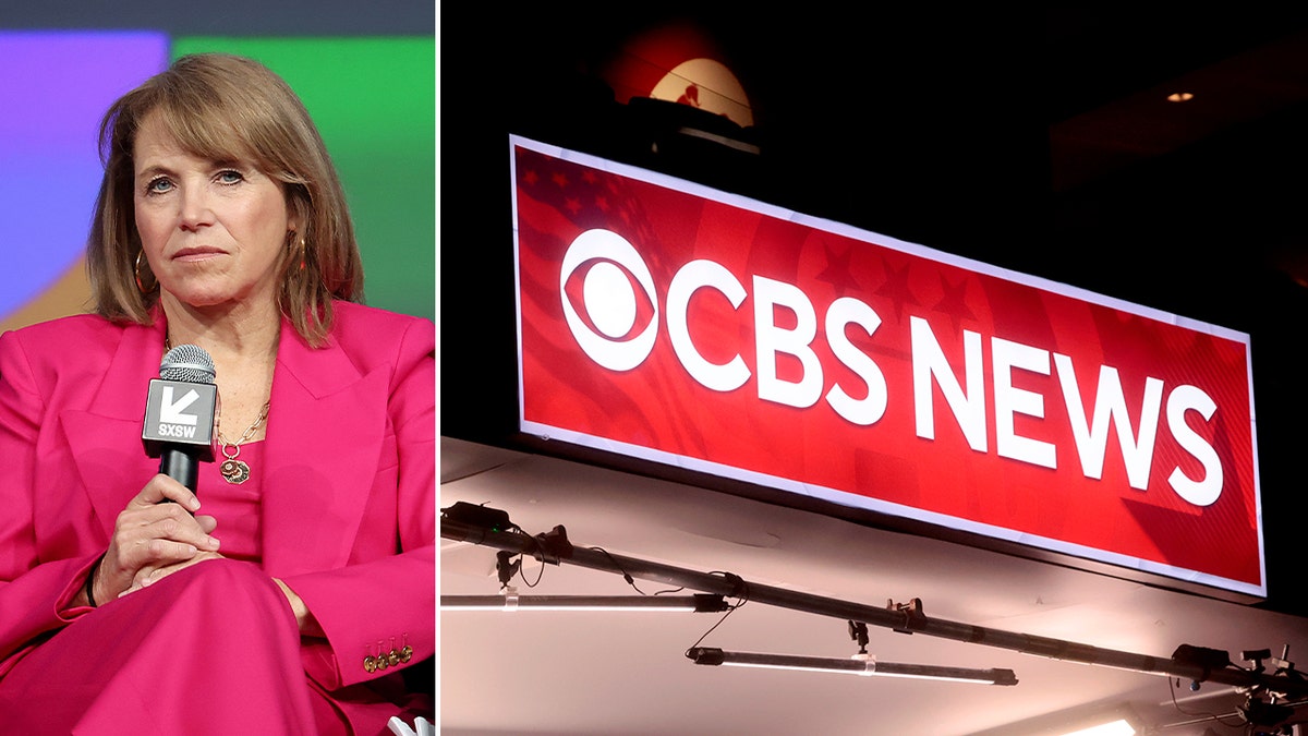 Katie Couric i logo CBS News