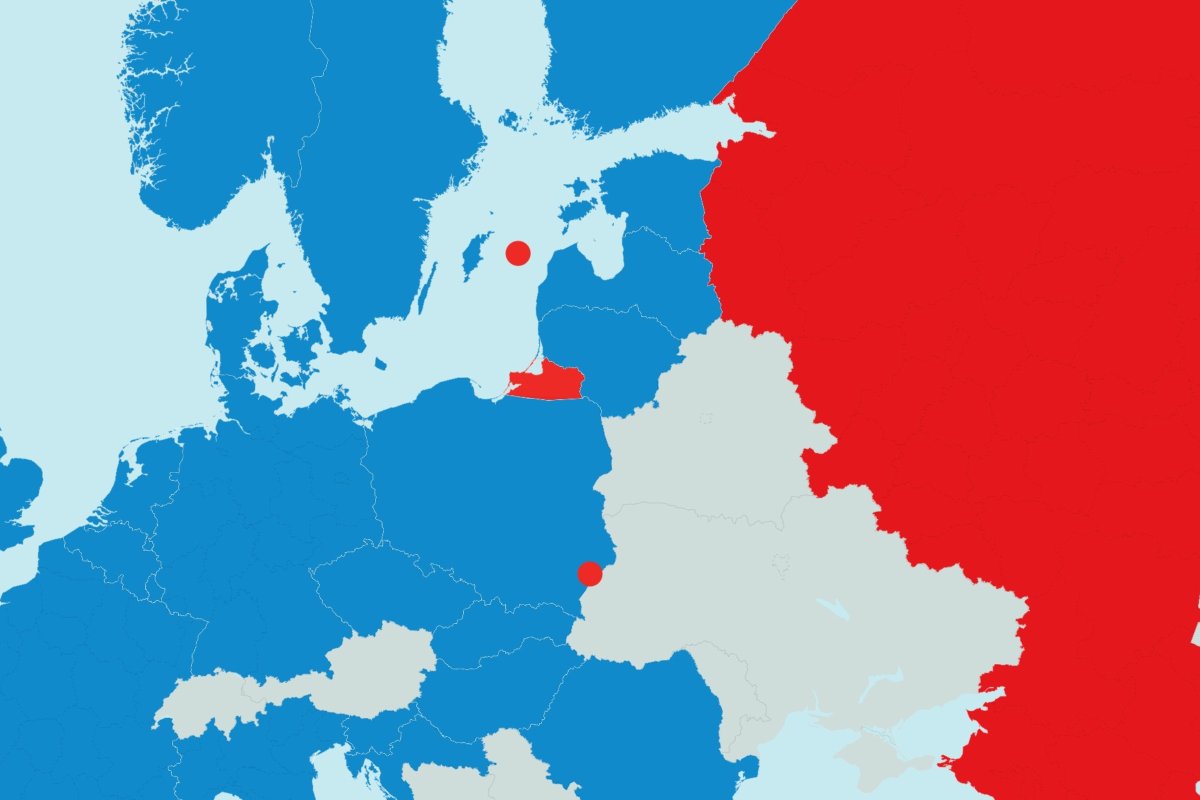 Rosyjski samolot rozpoznawczy przechwycony nad Morzem Bałtyckim