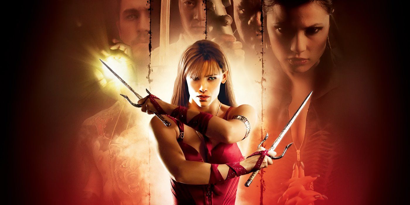 Jennifer Garner na plakacie do filmu Elektra