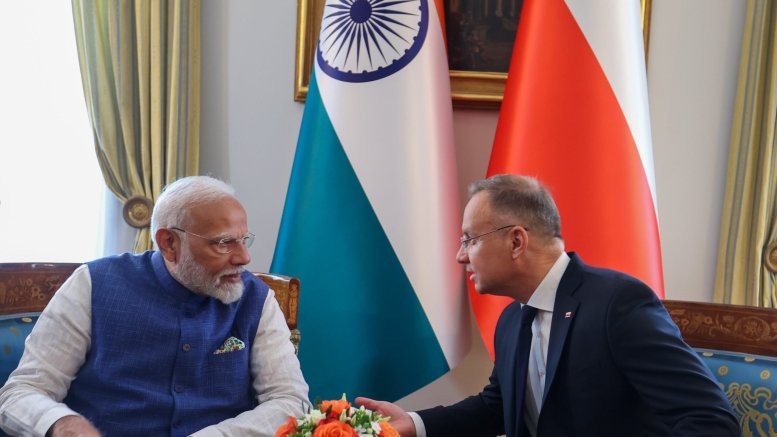 Premier Modi i prezydent Polski Duda rozmawiają o konflikcie na Ukrainie i w Azji Zachodniej