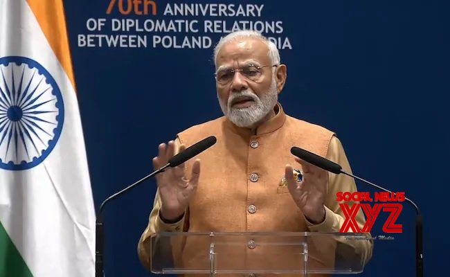 Premier Modi zwraca się do diaspory indyjskiej w Polsce, chwaląc jej rolę w umacnianiu stosunków dwustronnych