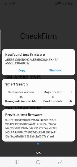 Samsung Galaxy A55 Android 15 One UI 7.0 Test oprogramowania układowego A556BXXU4BXGA