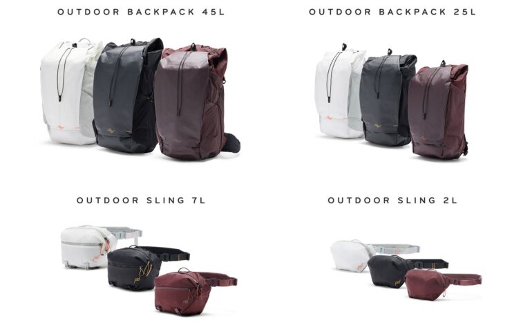 Peak Design wprowadza na rynek linię Outdoor z czterema nowymi plecakami i torbami typu sling